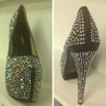 Iridescent  Platform Shoes $70 sizes 6 1/2, 7, 7 1/2